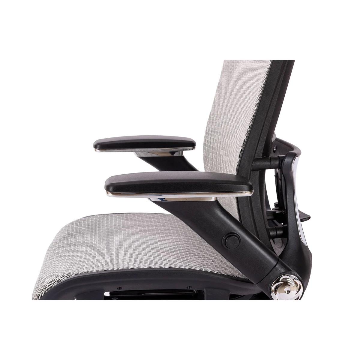 Grey Ergonomic Mesh Office Chair with Lumbar Support A65667