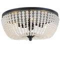 Matte Black 4 Light Ceiling Mount Q418043