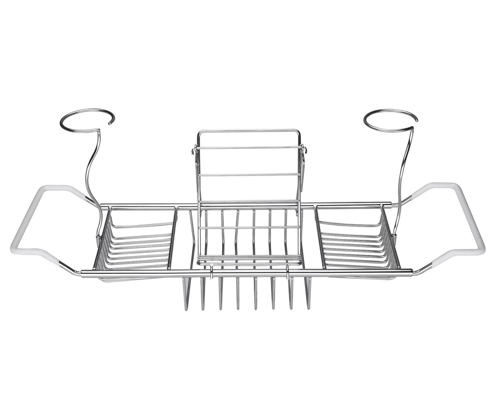 Stainless Steel Bathtub Caddy Tray with Extending Sides Z38205