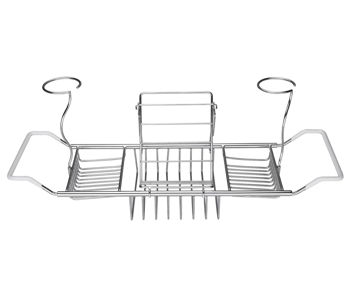 Stainless Steel Bathtub Caddy Tray with Extending Sides Z38205
