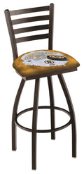 Black Wrinkle Swivel Bar Stool T403
