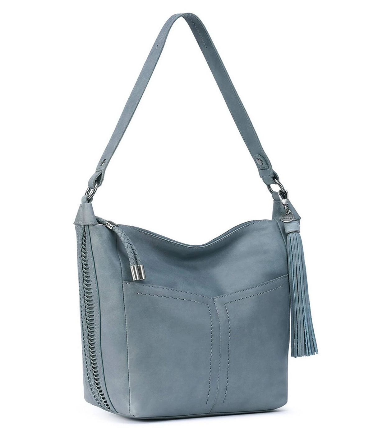 Cabernet Leather Bucket Bag Z445