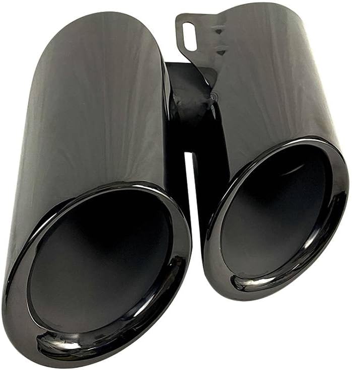 Black Stainless Muffler Tail Tip Exhaust Pipe S27498