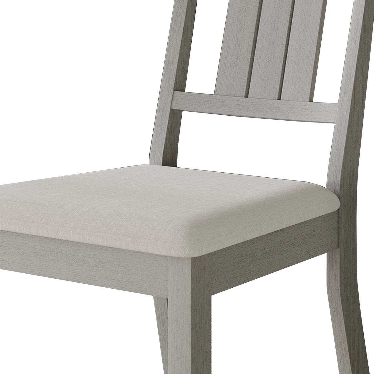 White Wooden Dining Chair Set of 2 V66779