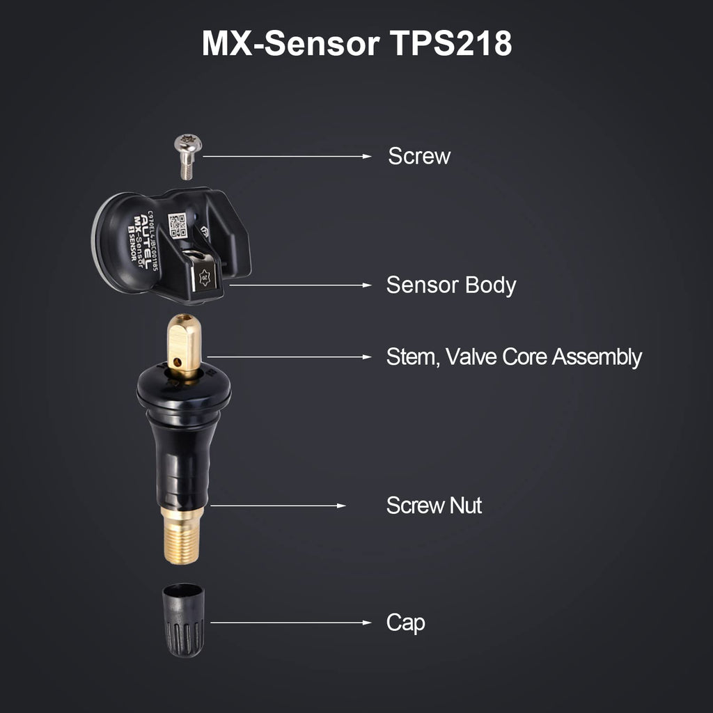2 in 1 Dual Frequency Programmable TPMS Sensor Sets of 4 R442