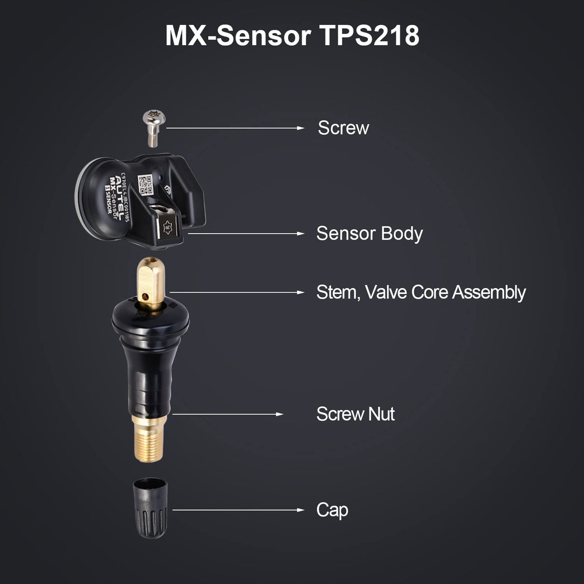2 in 1 Dual Frequency Programmable TPMS Sensor Sets of 4 R442
