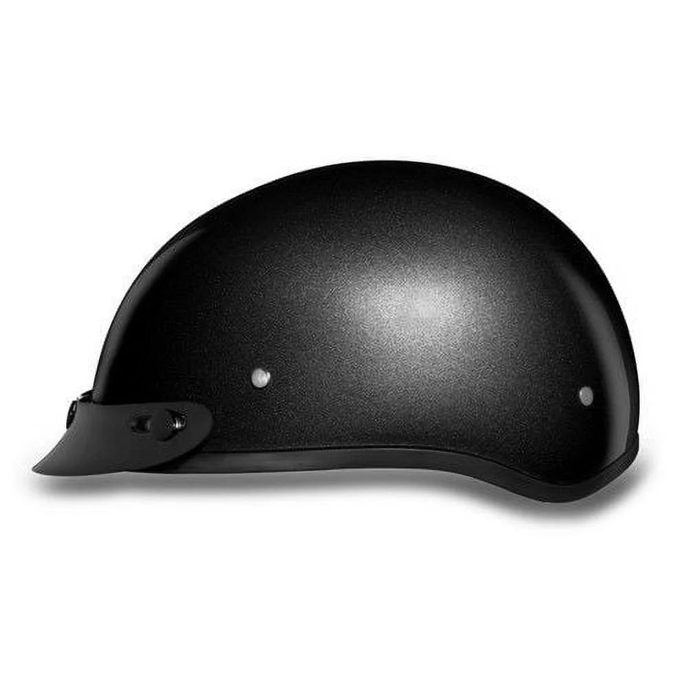 Metal Grey Metallic Half Face Helmet with Visor O65901