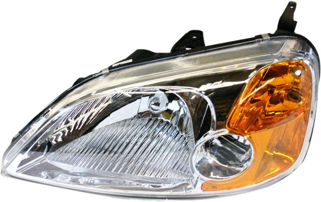 Honda Civic Headlight Assembly Pair Coupe R327