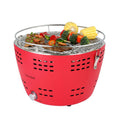 Red Portable Charcoal Grill K54419