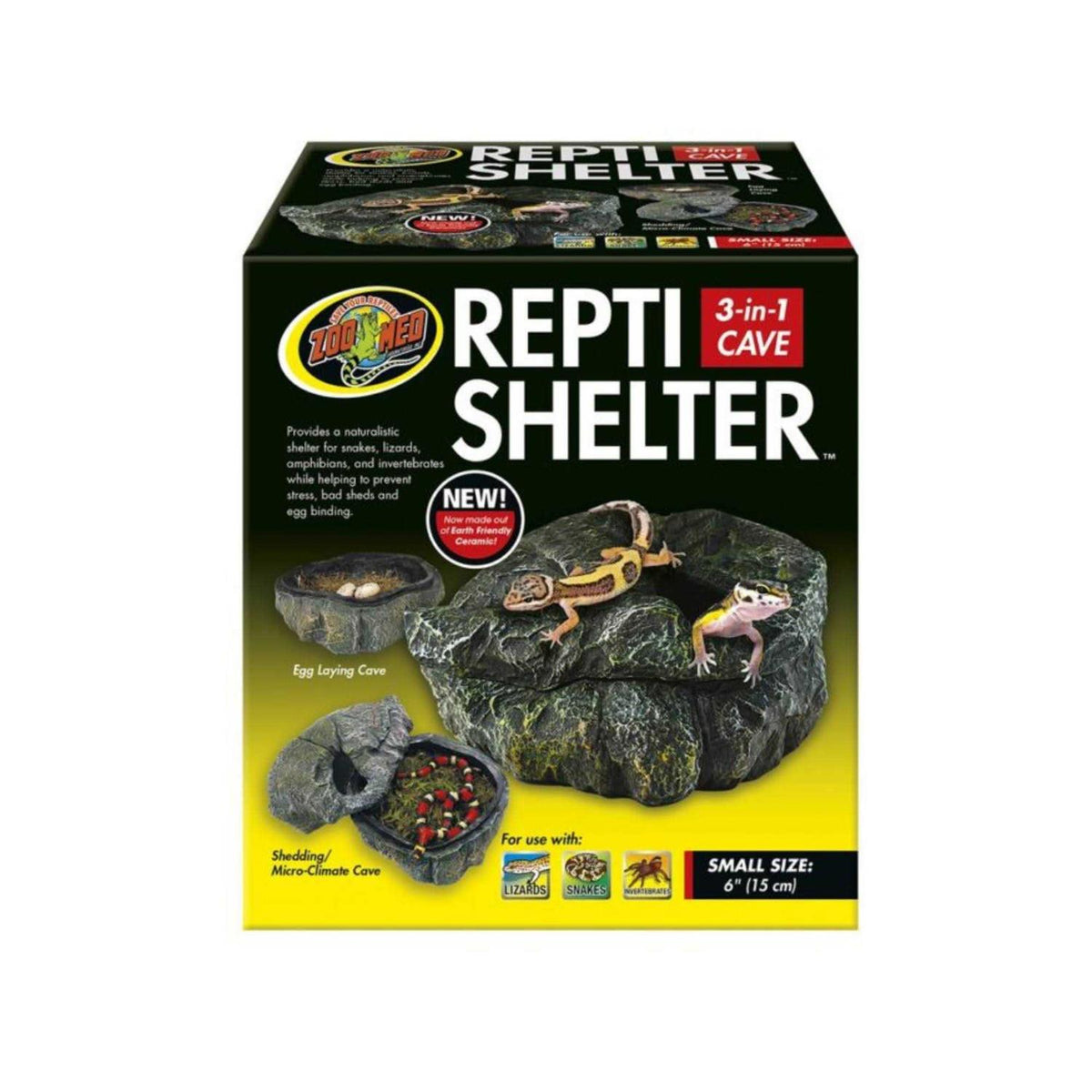 Reptile Shelter 3 in 1 Cave Y239