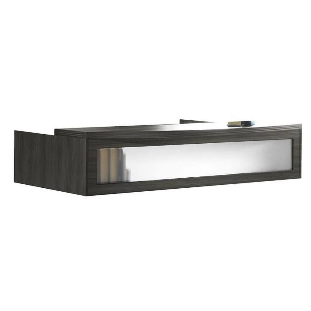 Gray Steel Reception Counter A4079