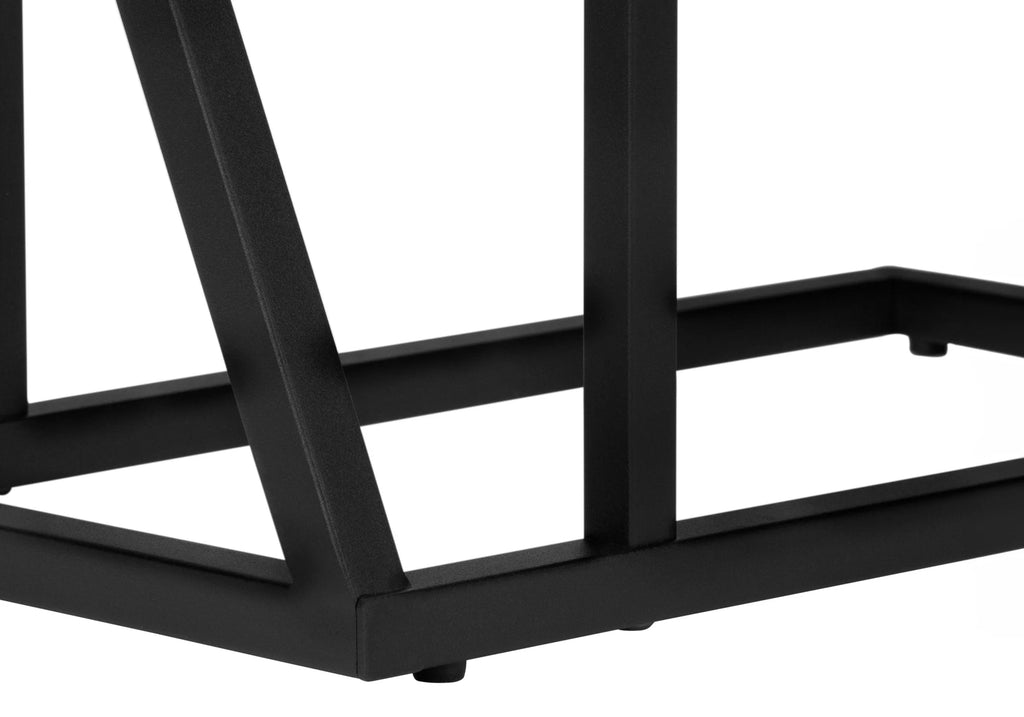 C-shaped Metal Accent Table U3010