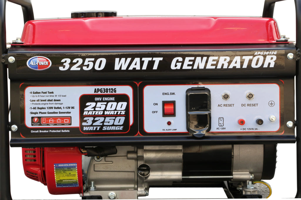 3250 Watt Gas Powered Portable Generator E42205