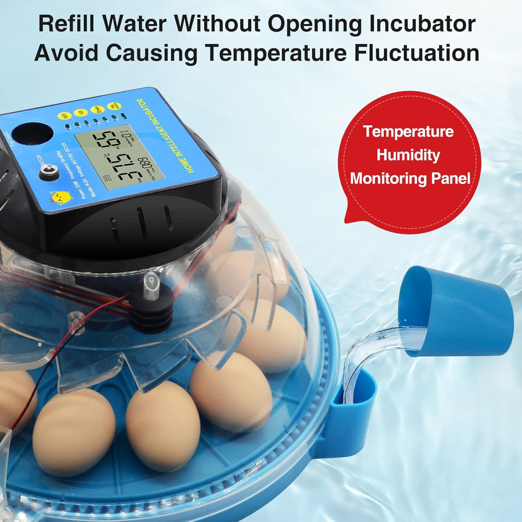 2 Pc Automatic Egg Incubator with Humidity Display J5898