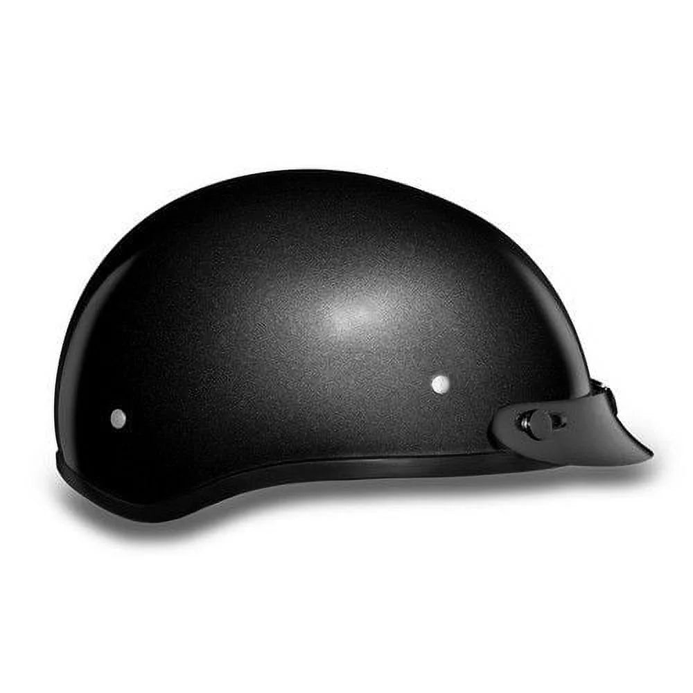Metal Grey Metallic Half Face Helmet with Visor O65901