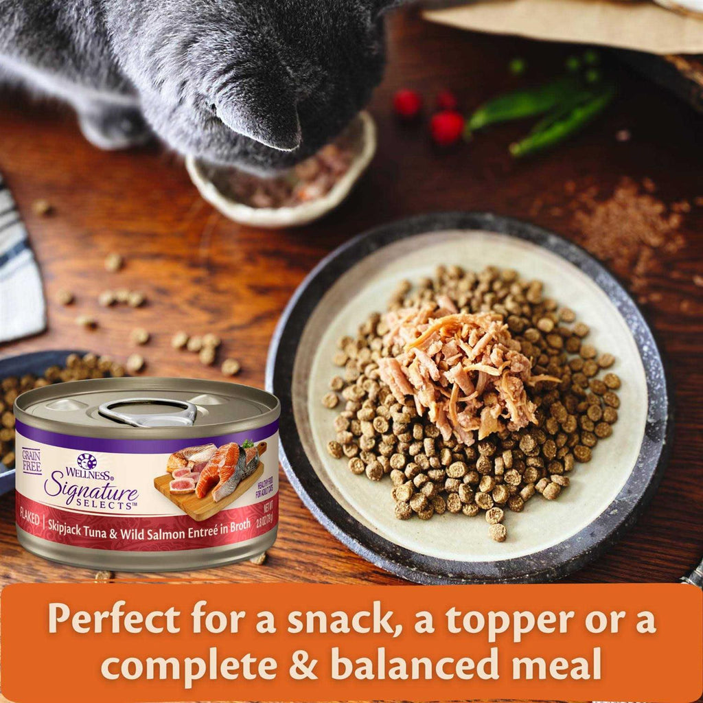 Grain Free Skipjack Tuna & Wild Salmon Canned Cat Food M185