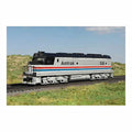 O Scale Model Train Set With Engine And Three 60ft Coaches O8980