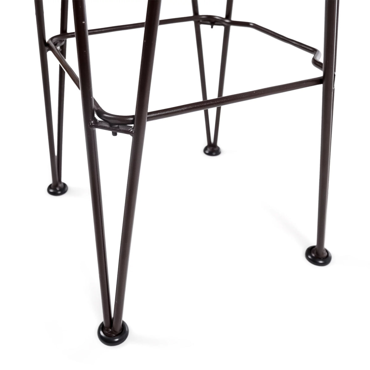 Acacia Wood Bar Set with Iron Frame L519765