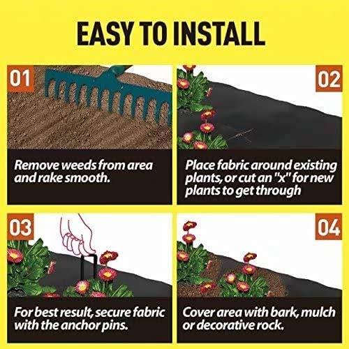 5x300ft PP Woven Weed Barrier K28131