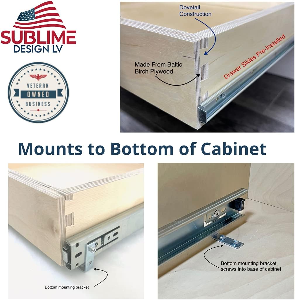Pull Out Tray for Kitchen Cabinets (11 Wide) G83800