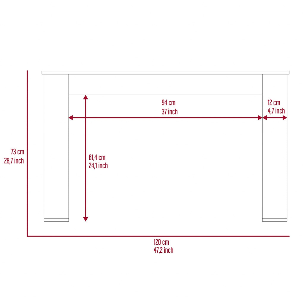Natural Espresso Computer Desk F820