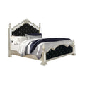 Queen Upholstered Poster Bed Q70529