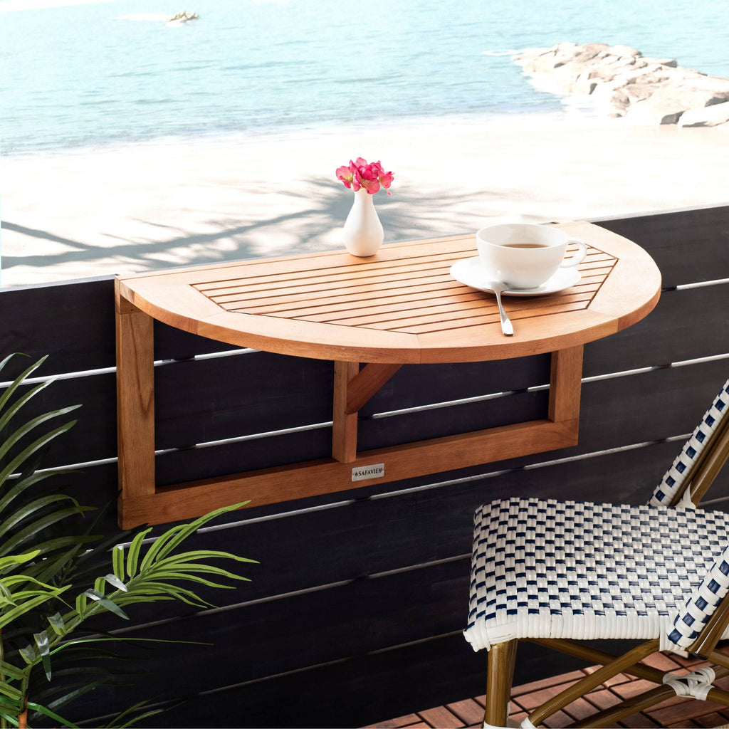 Natural Balcony Hanging Half Table G1754