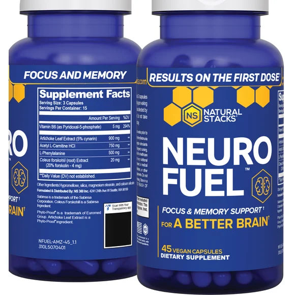 45 Capsules Nootropic Brain Supplement Y299020