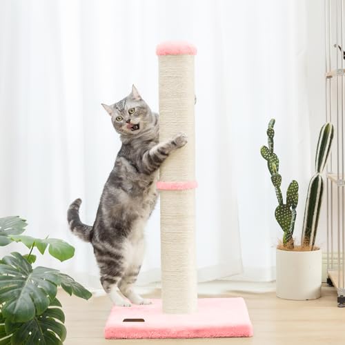 34 Inch Natural Sisal Cat Scratching Post N270