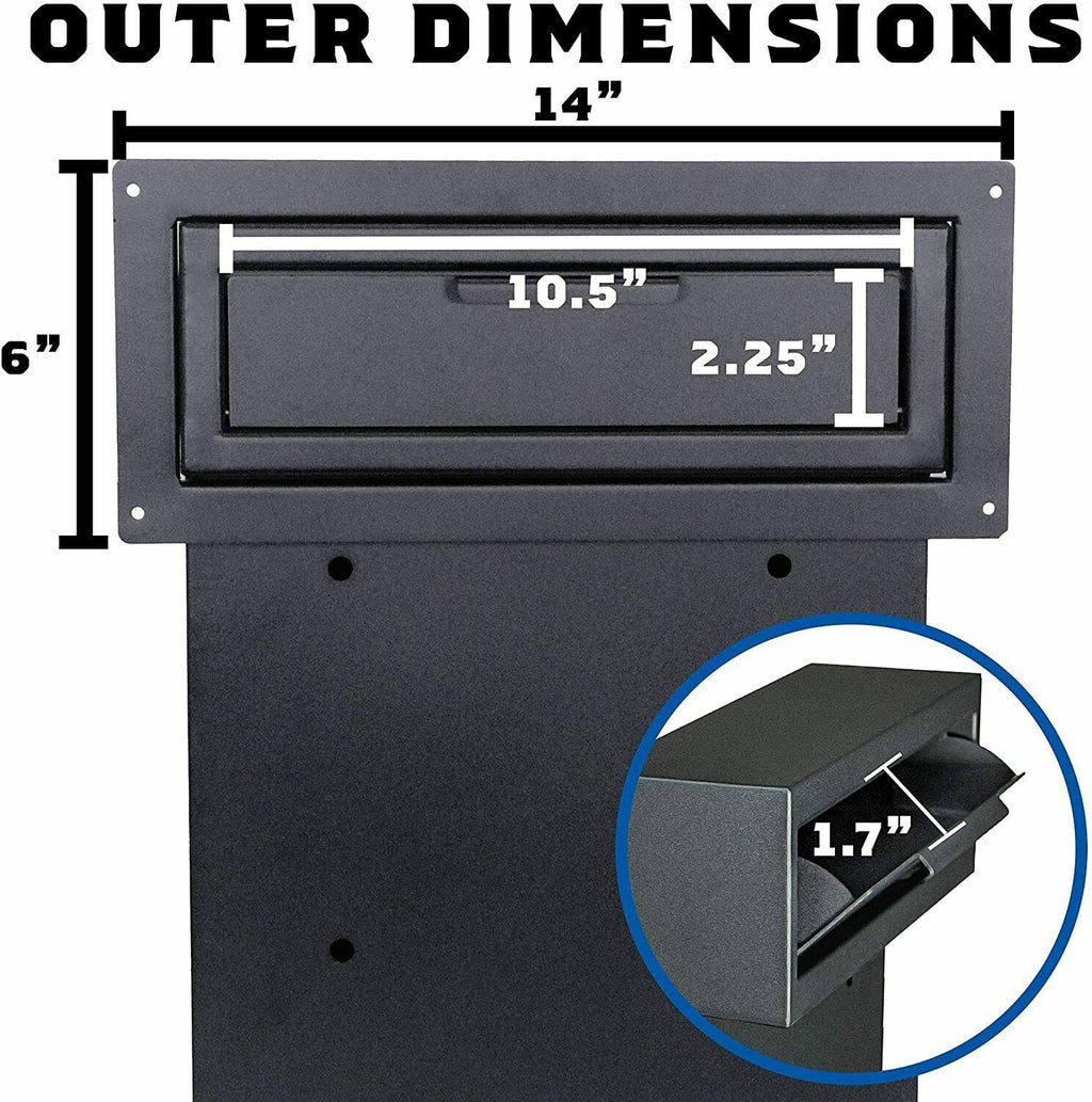 Locking Steel Cabinet Mail Slot B56781