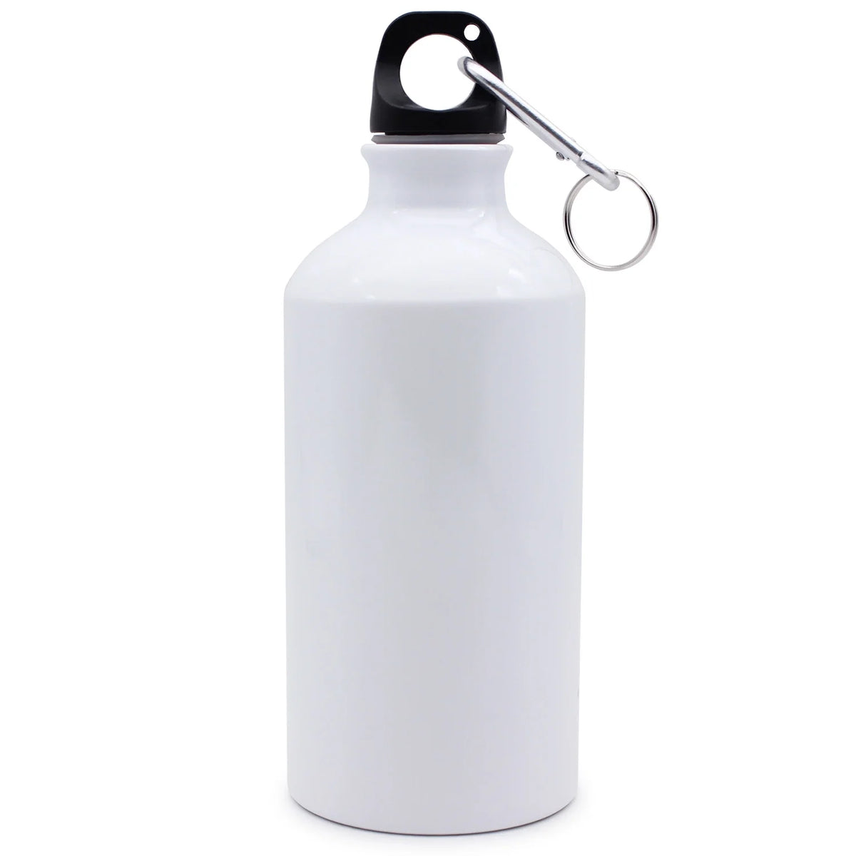 60pcs White Aluminum Sports Bottle 500ml with Individual Box Z1549