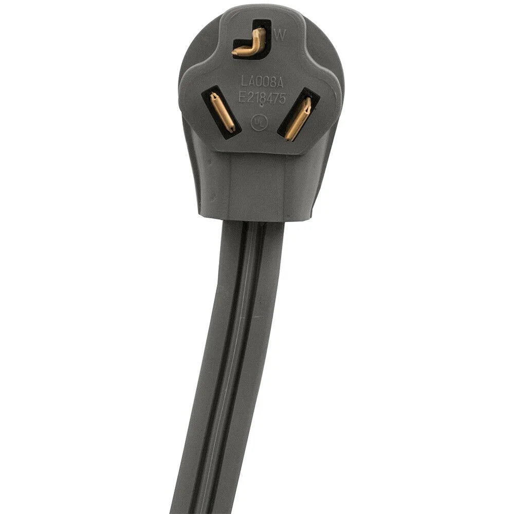 3 Prong Universal Electric Dryer Power Cord 4 foot 30 amp C724552
