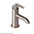 Brushed Nickel Single Hole Bathroom Faucet with Drain Assembly E519442