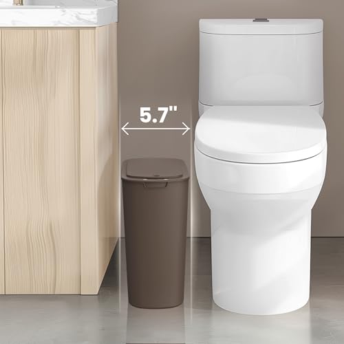 Automatic Motion Sensor 2.6 Gallon Touchless Trash Can White L276