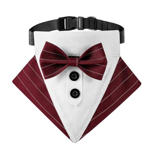 Adjustable Dog Bowtie Bandana L184