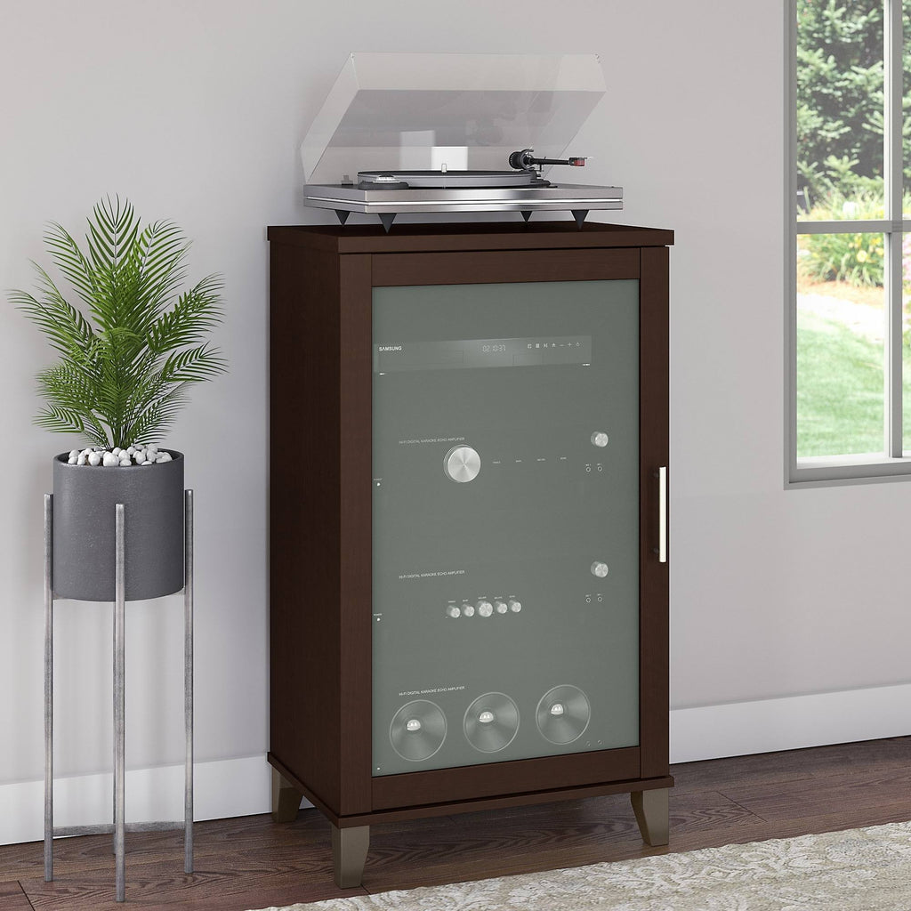 Storm Gray Media Accent Cabinet P73013