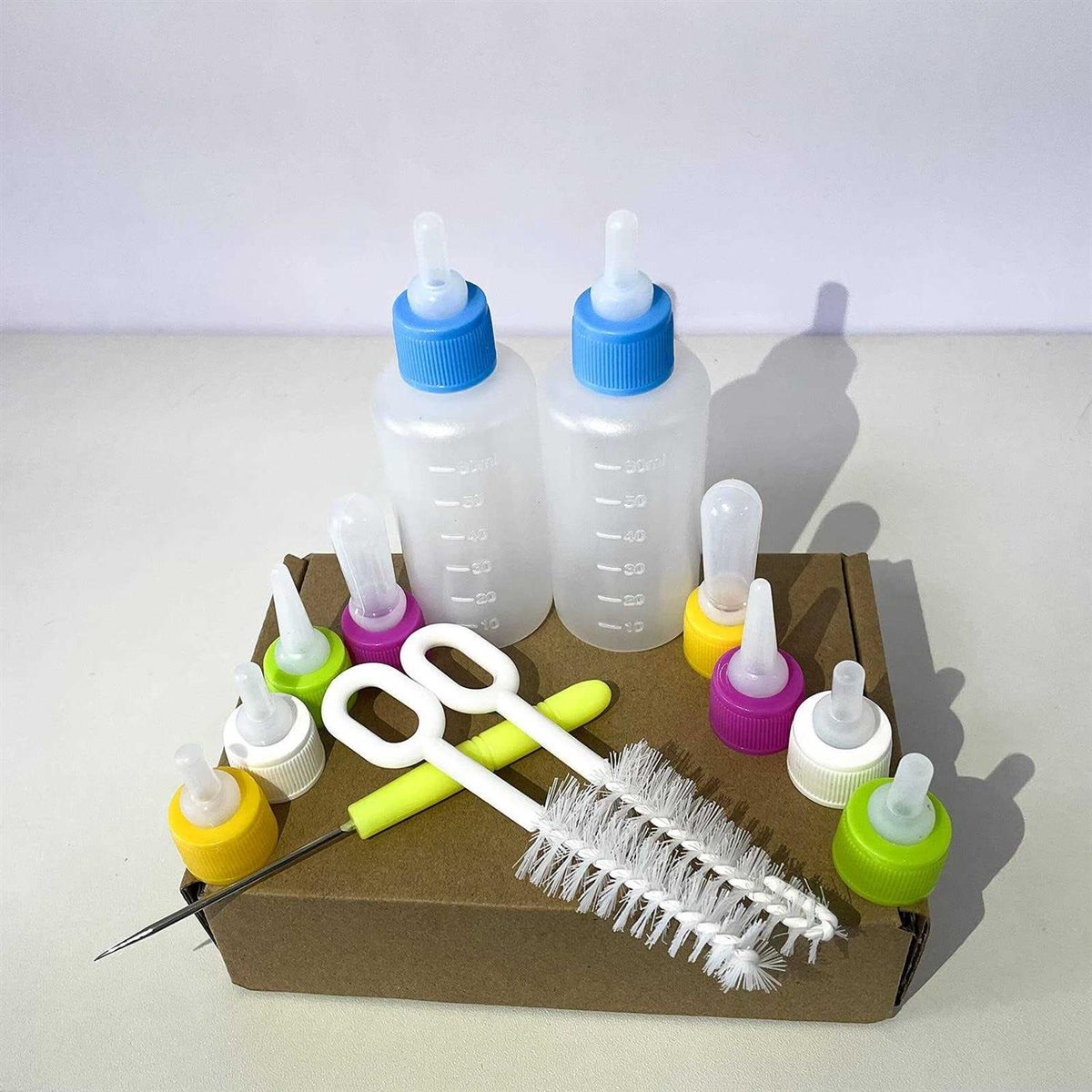 Pet Bottle Kit Squeeze Liquid Bottle Replaceable Silicone Teat D96752