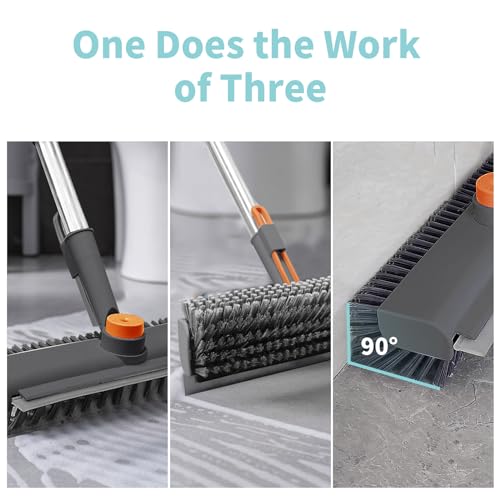 Floor Scrub Brush with Long Handle, Stiff Bristle M667361