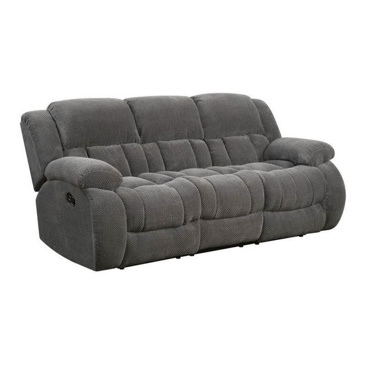 Gray 2 Piece Recliner Sofa Set with Loveseat P304