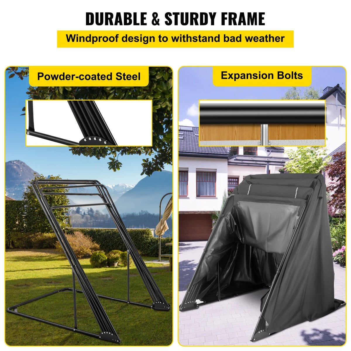 Portable Waterproof Motorcycle Storage Shed E603519