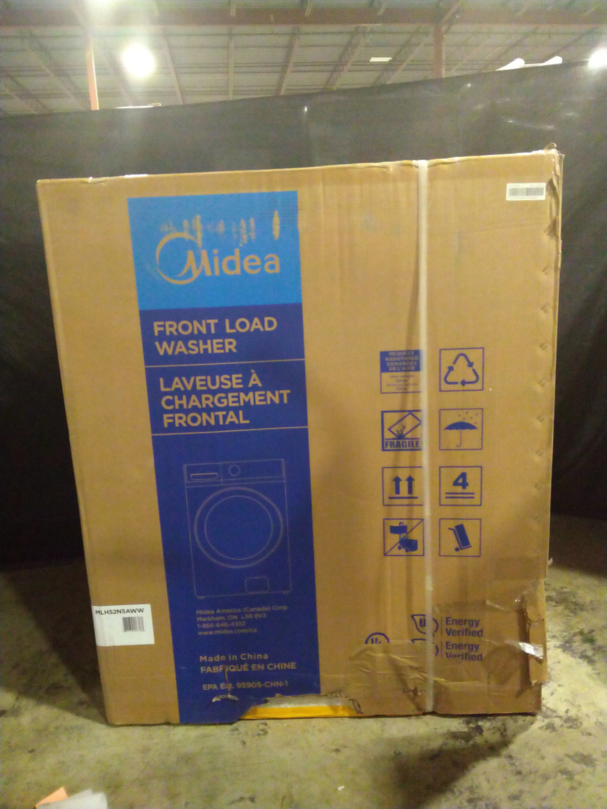5.2 cu ft Front Washer and 8.0 cu ft Electric Dryer B5868