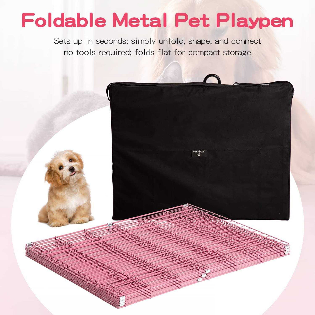 8 Panel Dog Playpen R4576