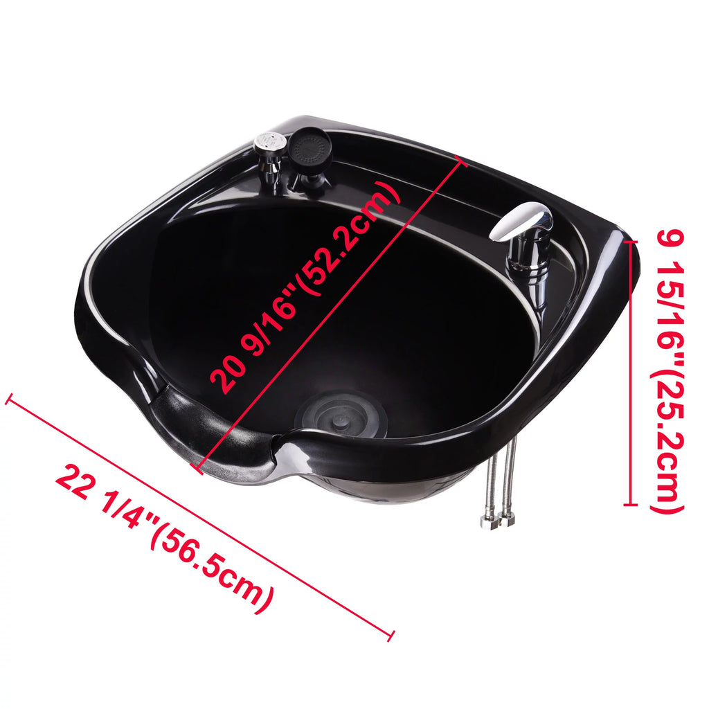 Shampoo Bowl with Vacuum Breaker and Neck Rest Y919731
