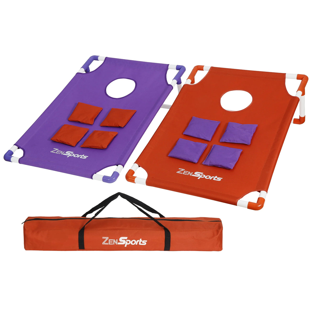 Portable PVC Cornhole Game Set with Case G436480