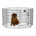 Black Exercise Pen with Door W7462
