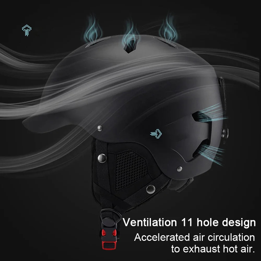 Reinforced ABS Winter Warm Cycling Helmets L980989