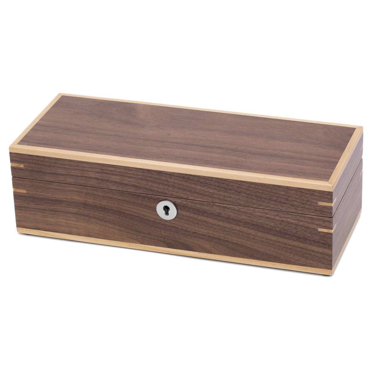 Walnut Wooden Watch Box 5 Watches F48253