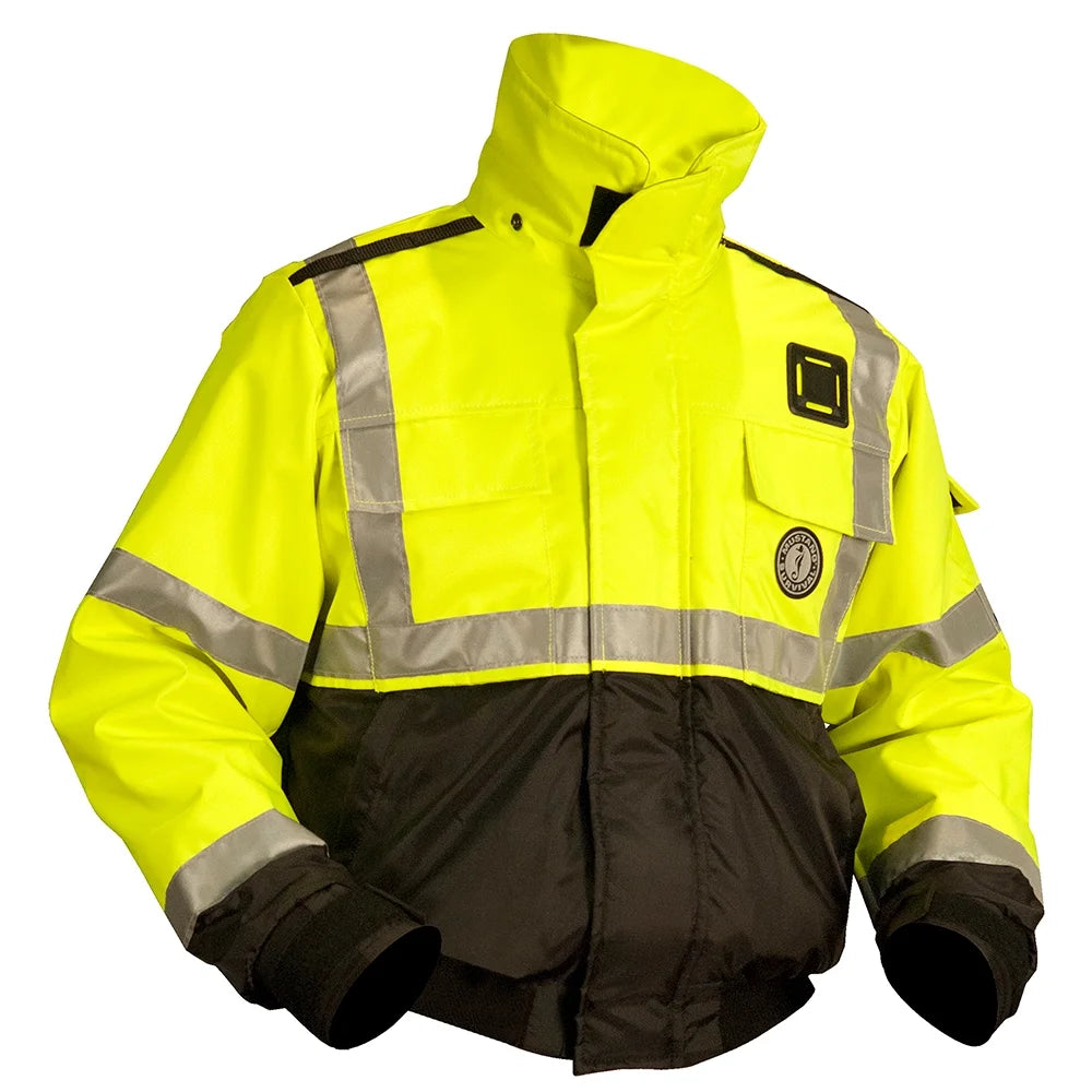 Hi-Vis Fluorescent Yellow/Green Bomber Jacket Z271