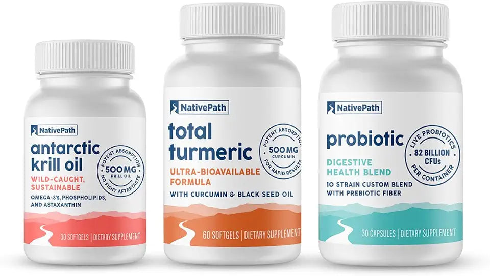Krill Oil Turmeric Probiotic 30 Servings K582