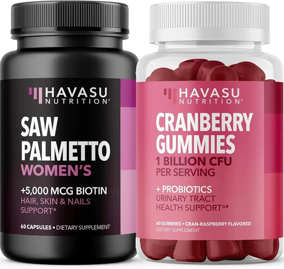 Probiotic Cranberry Gummies & Saw Palmetto Complex W1067